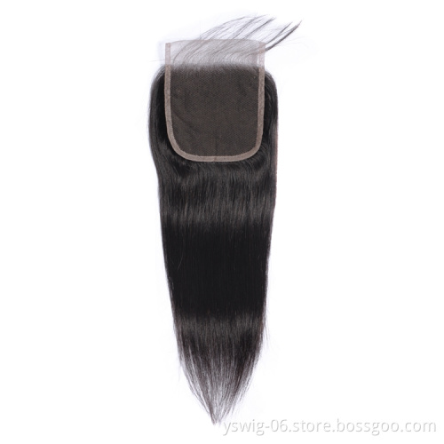 Wholesale Mink Brazilian Human Hair Weave Bundles with Closure, Raw Mink Human Hair Extension Virgin Cuticle Aligned Hair